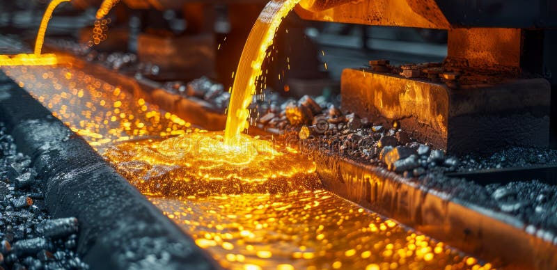 industrial-metallurgy-process-pouring-molten-metal-foundry-steel-manufacturing-high-temper